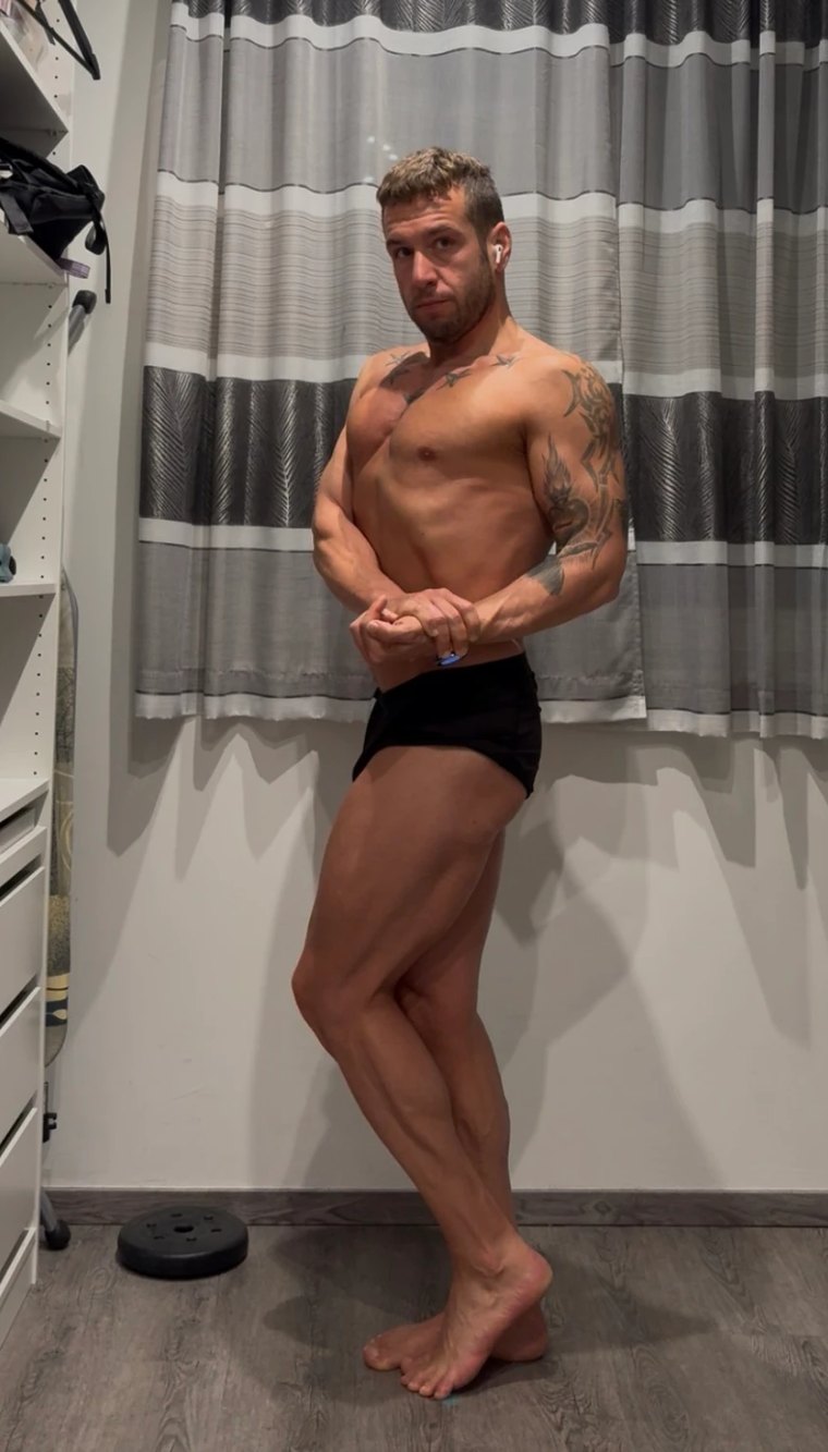 Nachher: Thomas' Klient in Bestform, November 2025, 83 kg